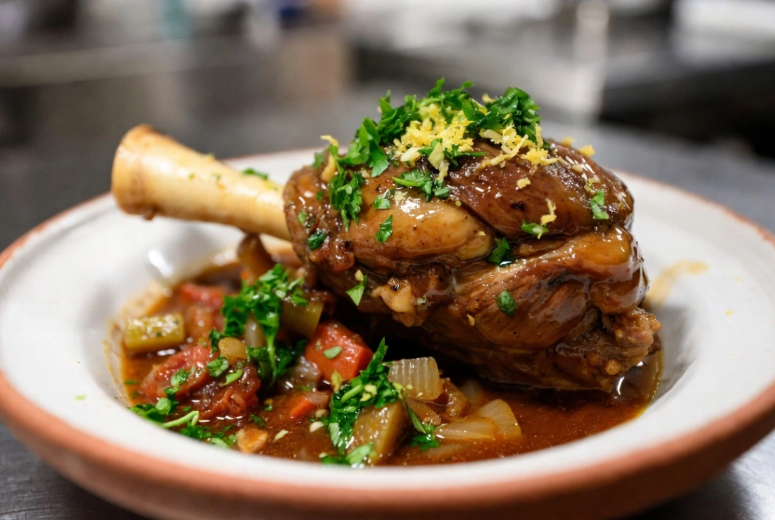 Plat : Osso buco à la milanaise