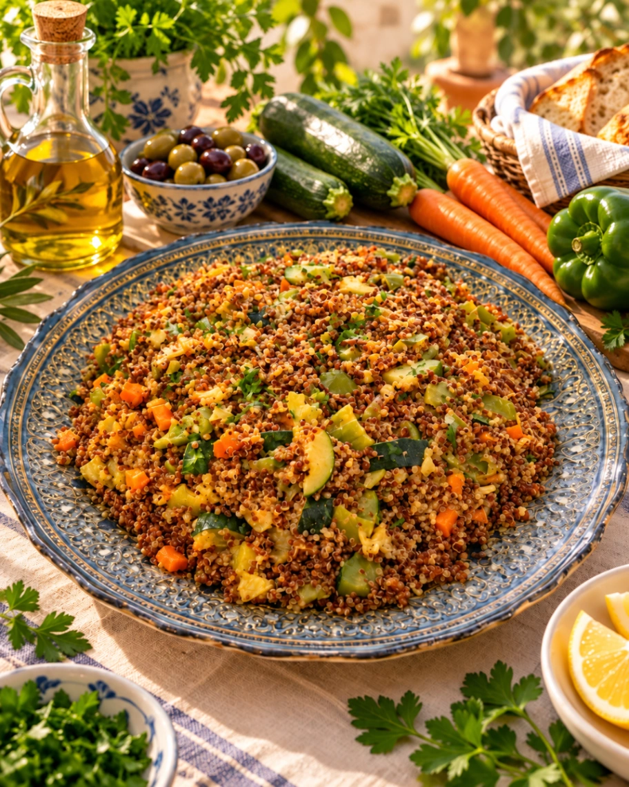 Plat : Quinoa crémeux aux légumes au Thermomix