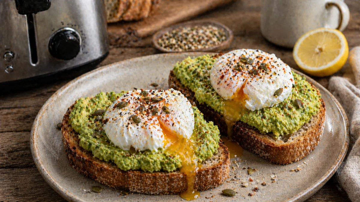 Plat : Avocado toast complet