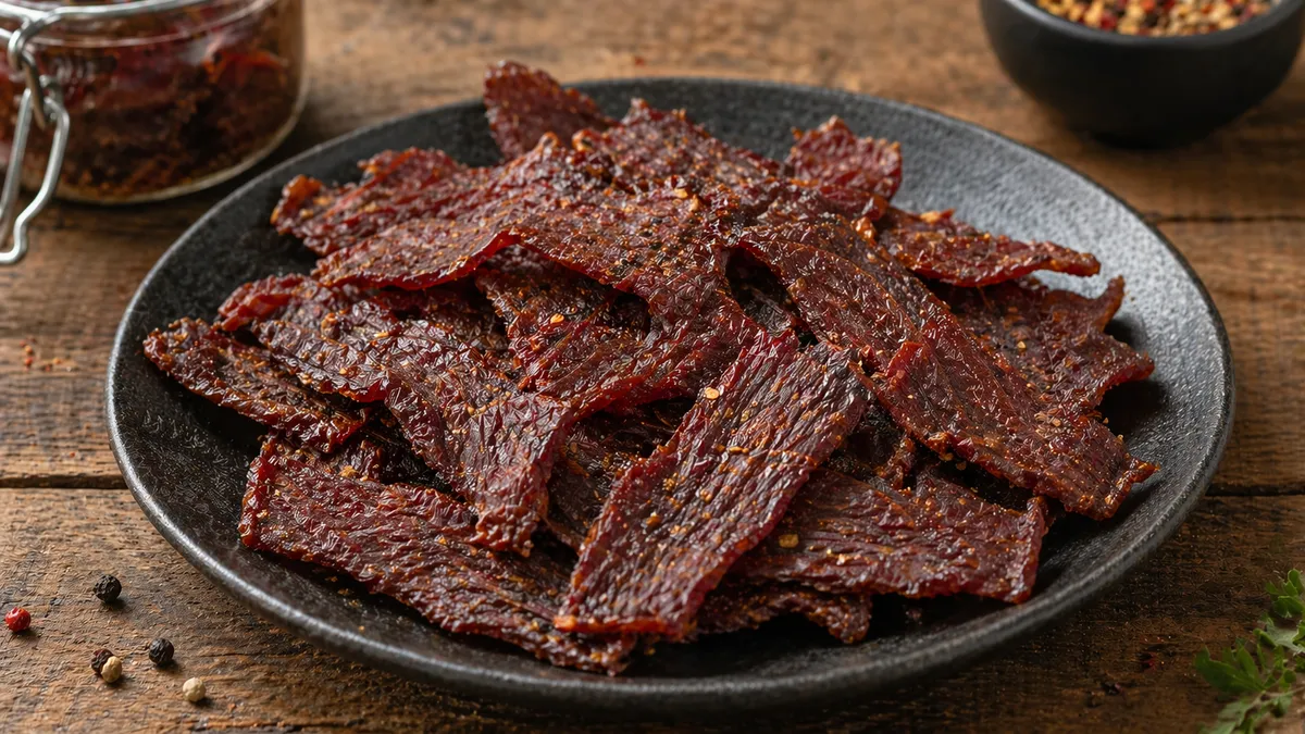 Plat : Beef jerky maison