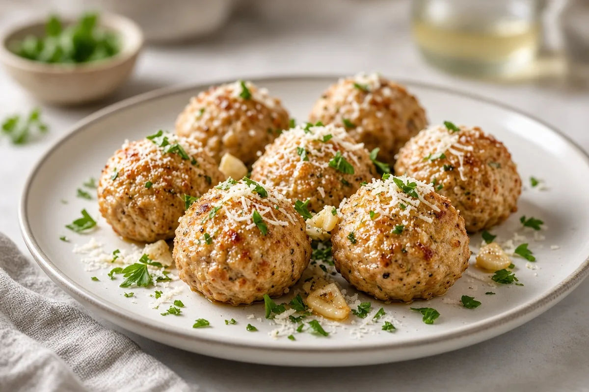 Plat : Boulettes de dinde au parmesan