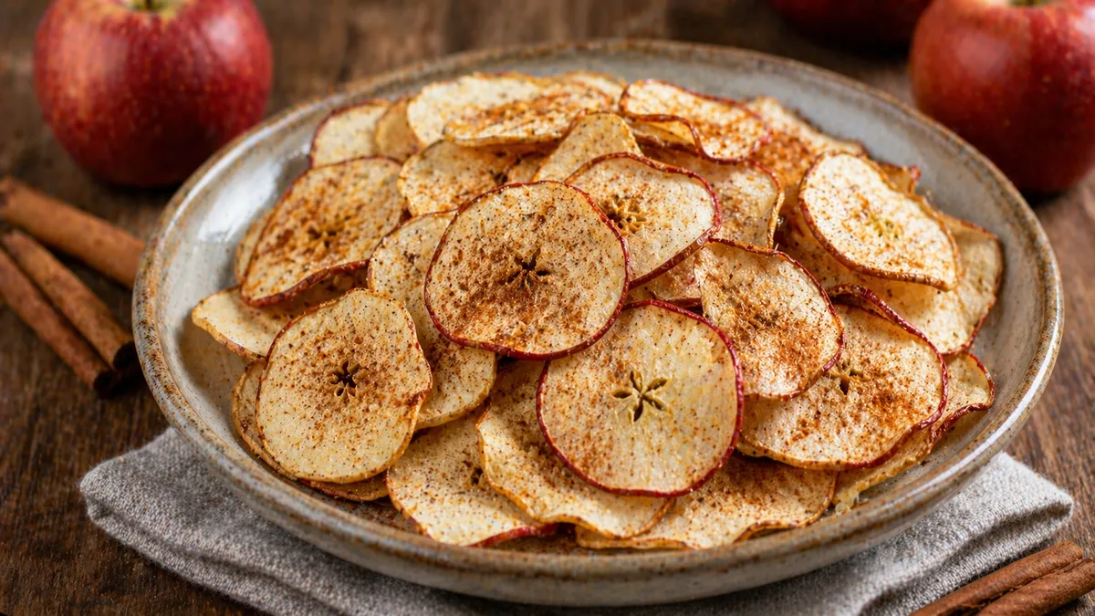 Plat : Chips de pommes cannelle