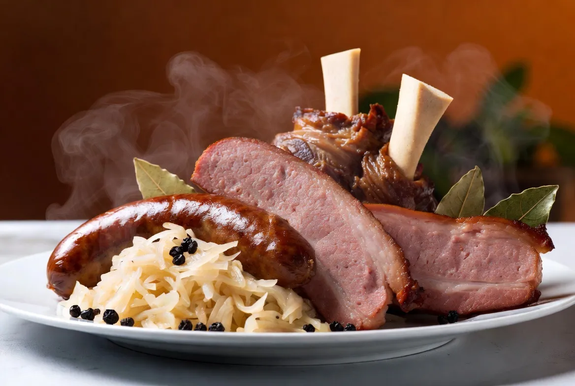 Plat : Choucroute garnie alsacienne