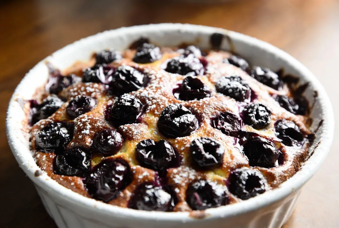 Plat : Clafoutis aux cerises noires