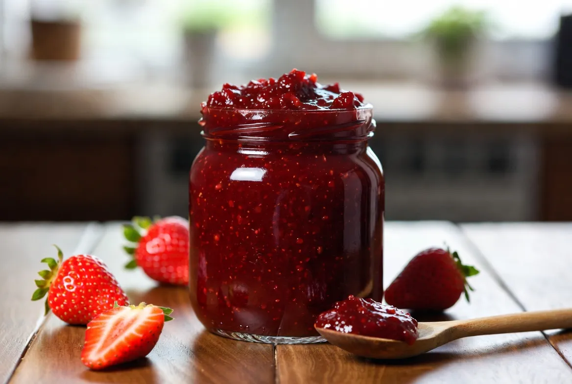 Plat : Confiture de fraises maison