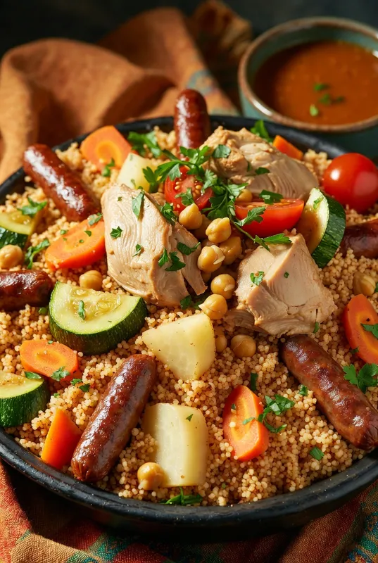 Plat : Couscous royal complet