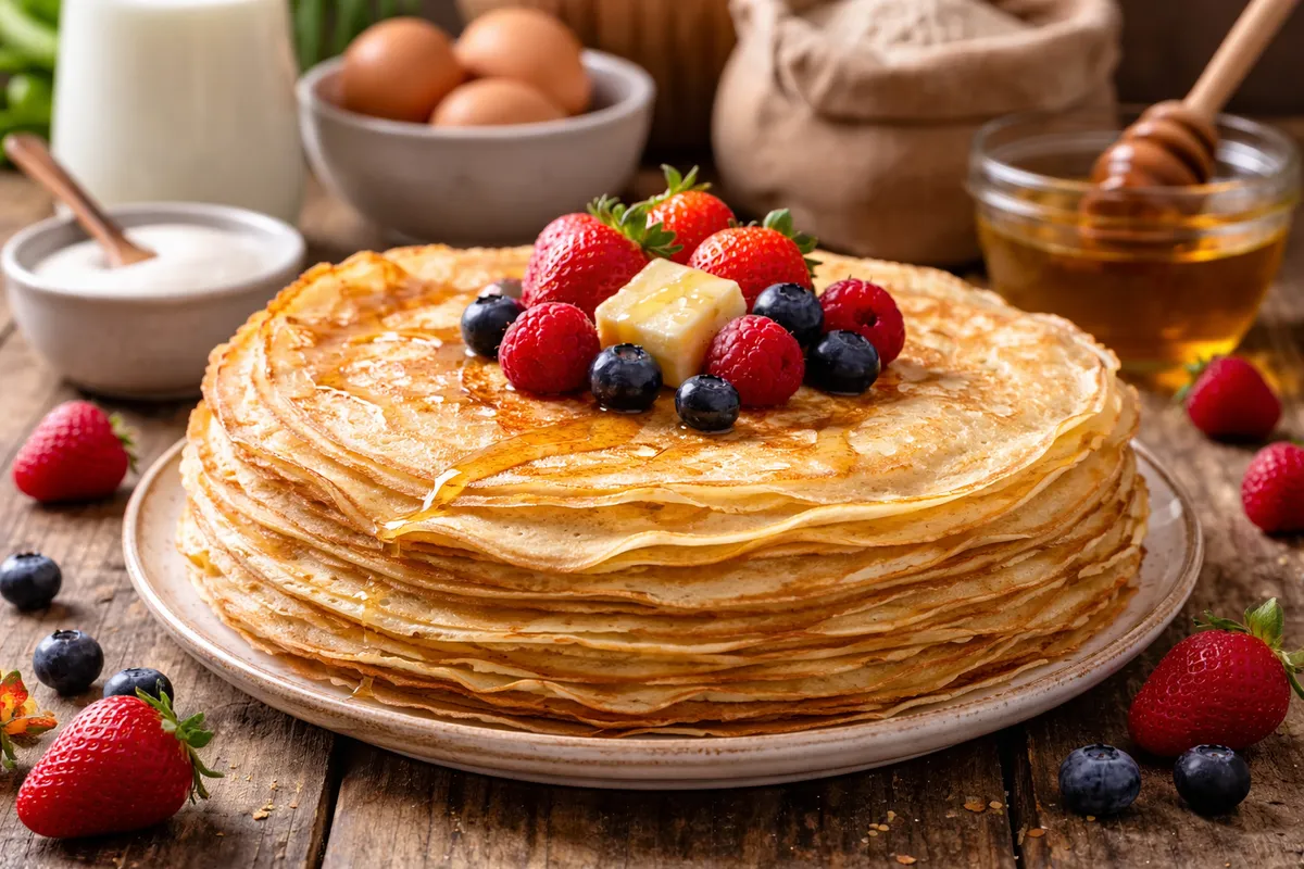 Plat : Crêpes bretonnes moelleuses