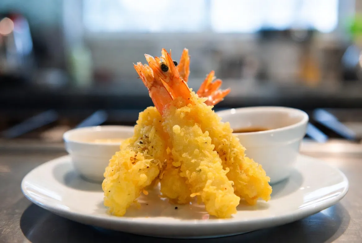 Plat : Crevettes tempura croustillantes