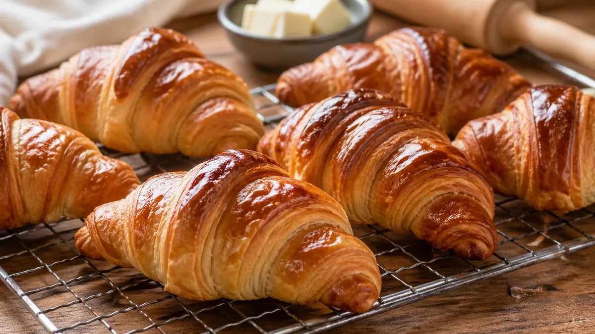 Plat : Croissants au beurre maison