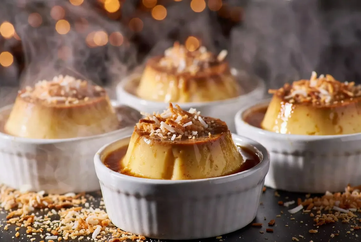 Plat : Petits flans coco vapeur