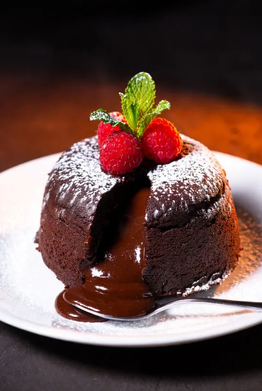 Plat : Fondant au chocolat intense