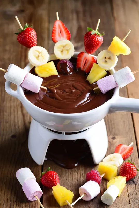Plat : Fondue au chocolat