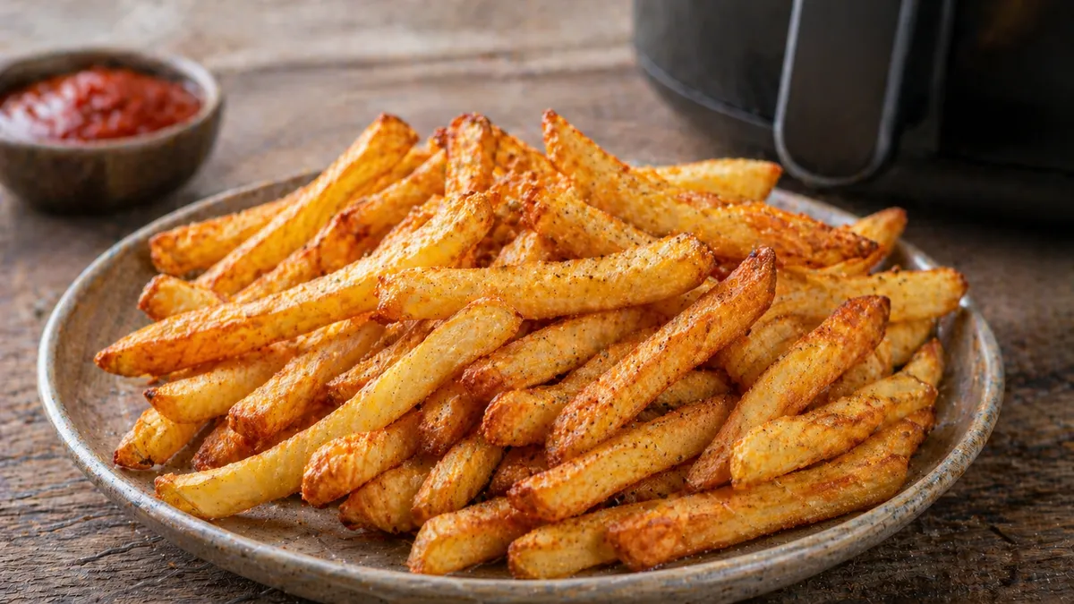 Plat : Frites croustillantes sans huile