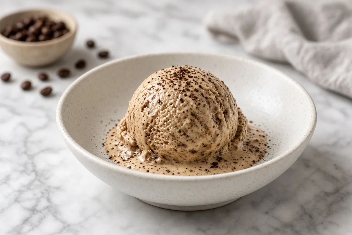 Glace au café