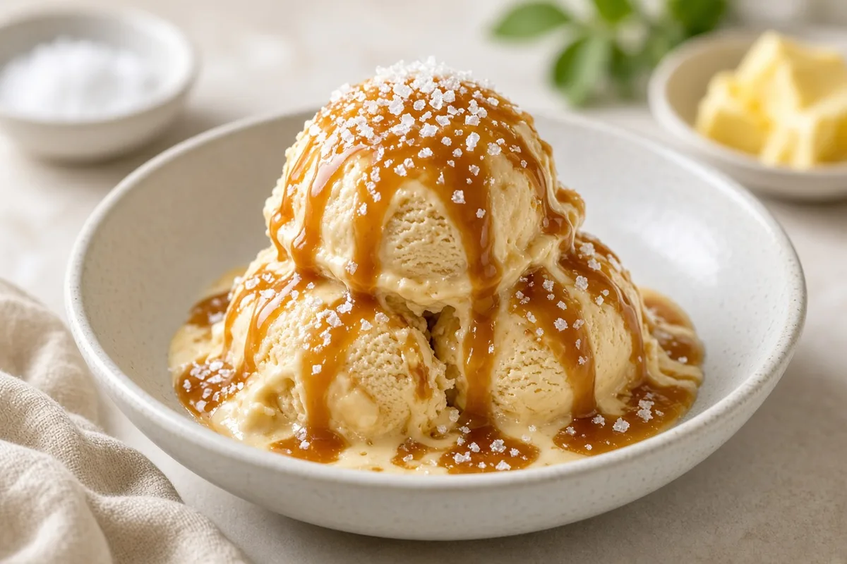 Glace caramel au beurre salé