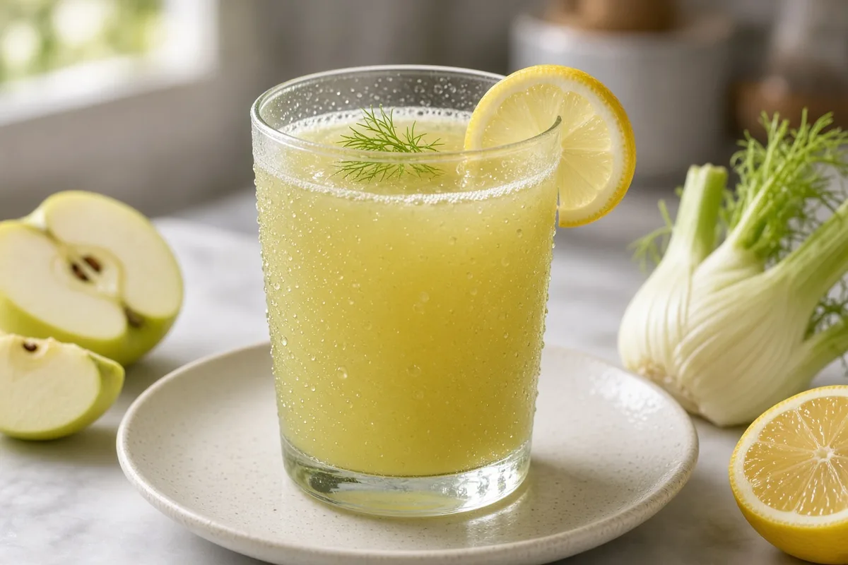 Plat : Jus pomme-fenouil-citron