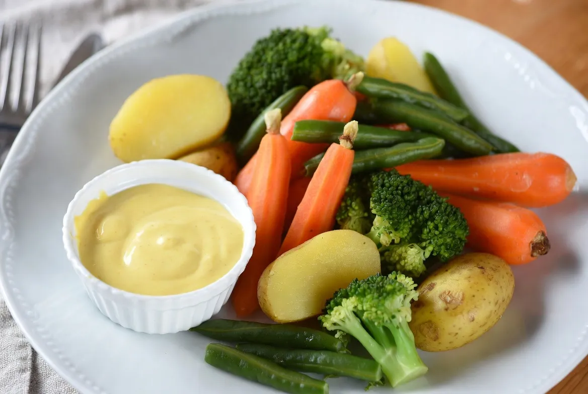 Plat : Assortiment de légumes vapeur
