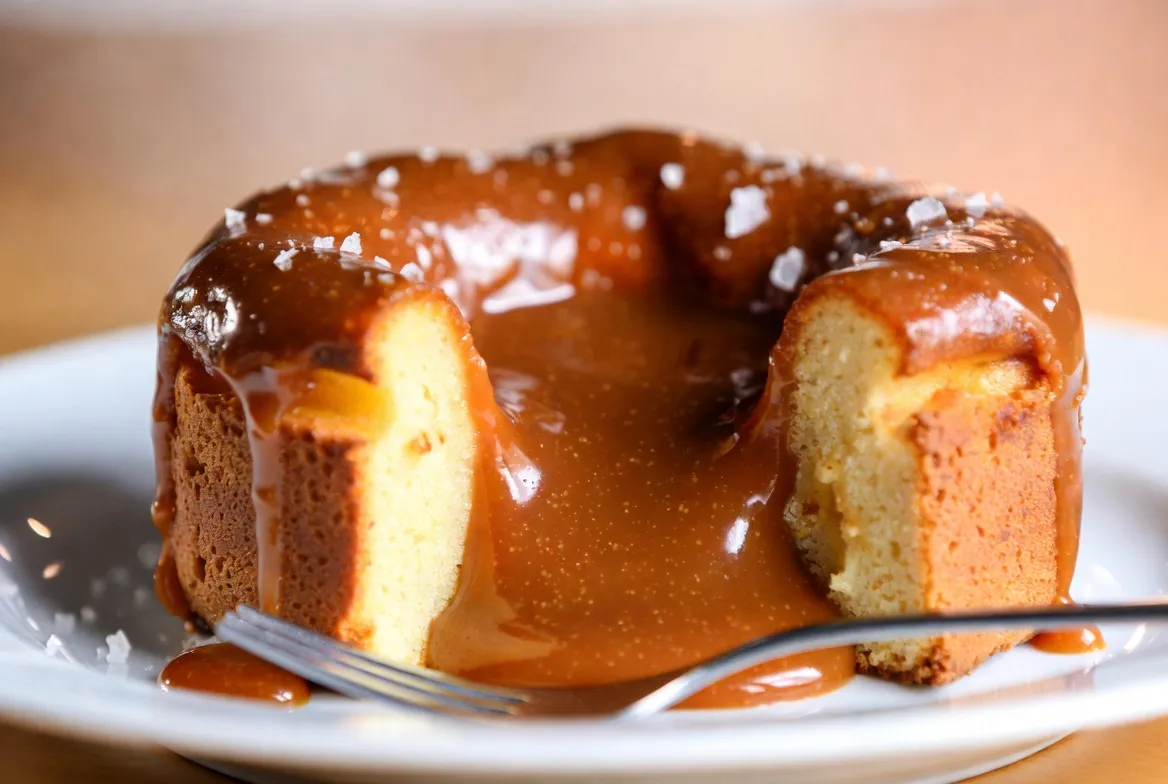 Plat : Moelleux au caramel beurre salé