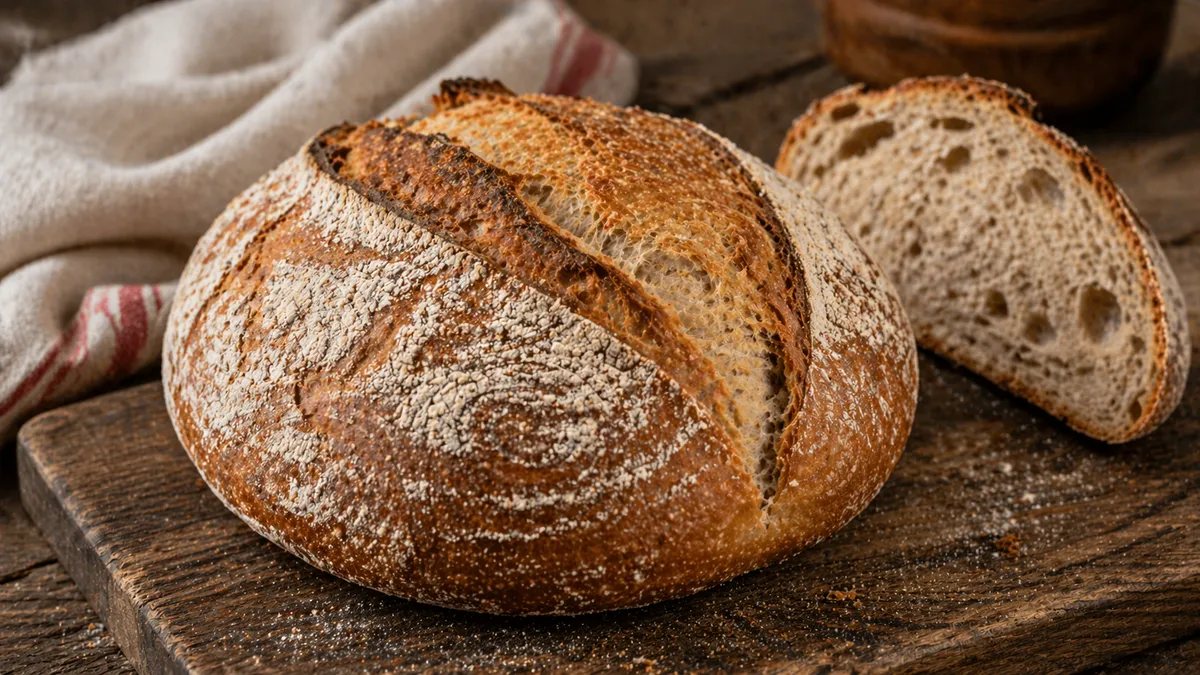 Plat : Pain de campagne au levain