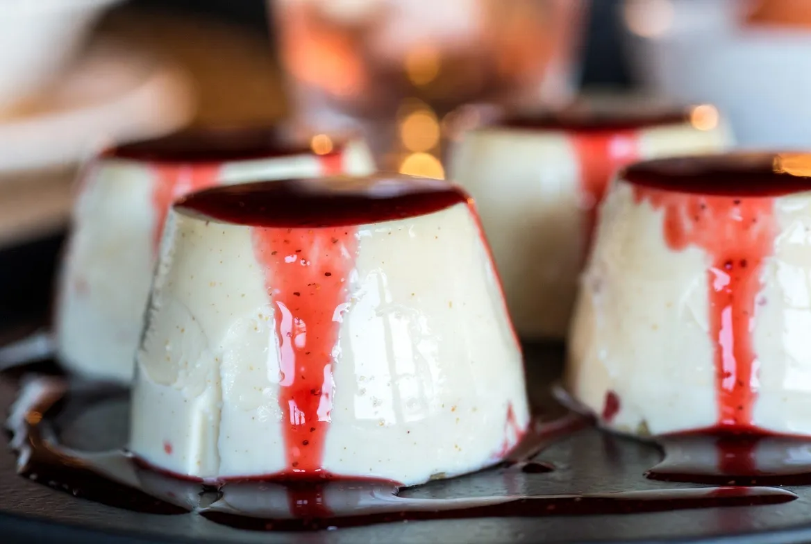 Plat : Panna cotta vanille à la vapeur
