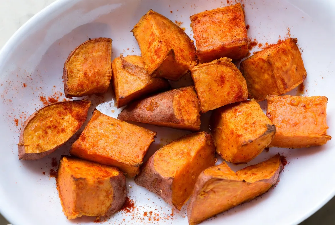 Plat : Patates douces rôties au paprika fumé