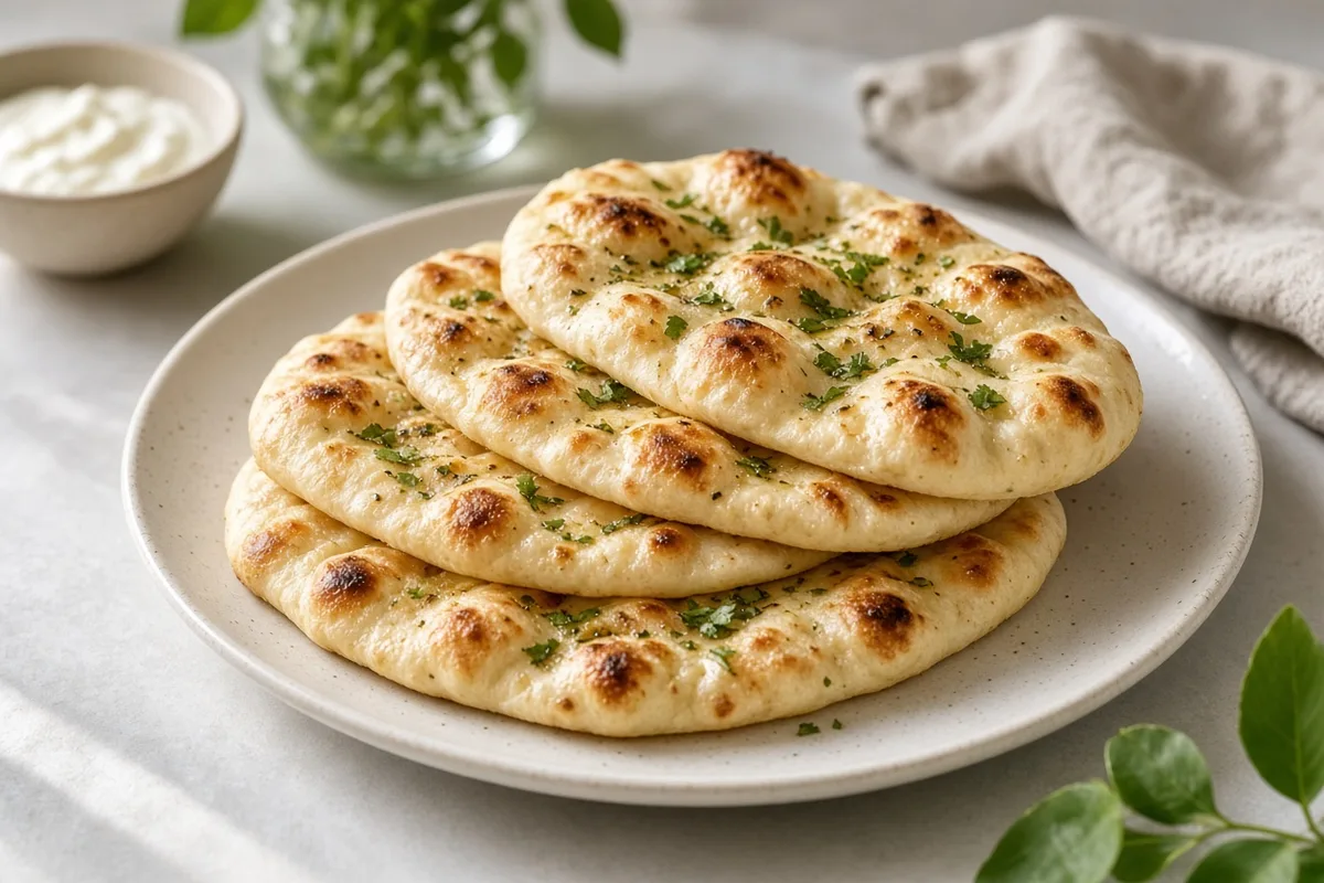 Plat : Pâte à naan au yaourt
