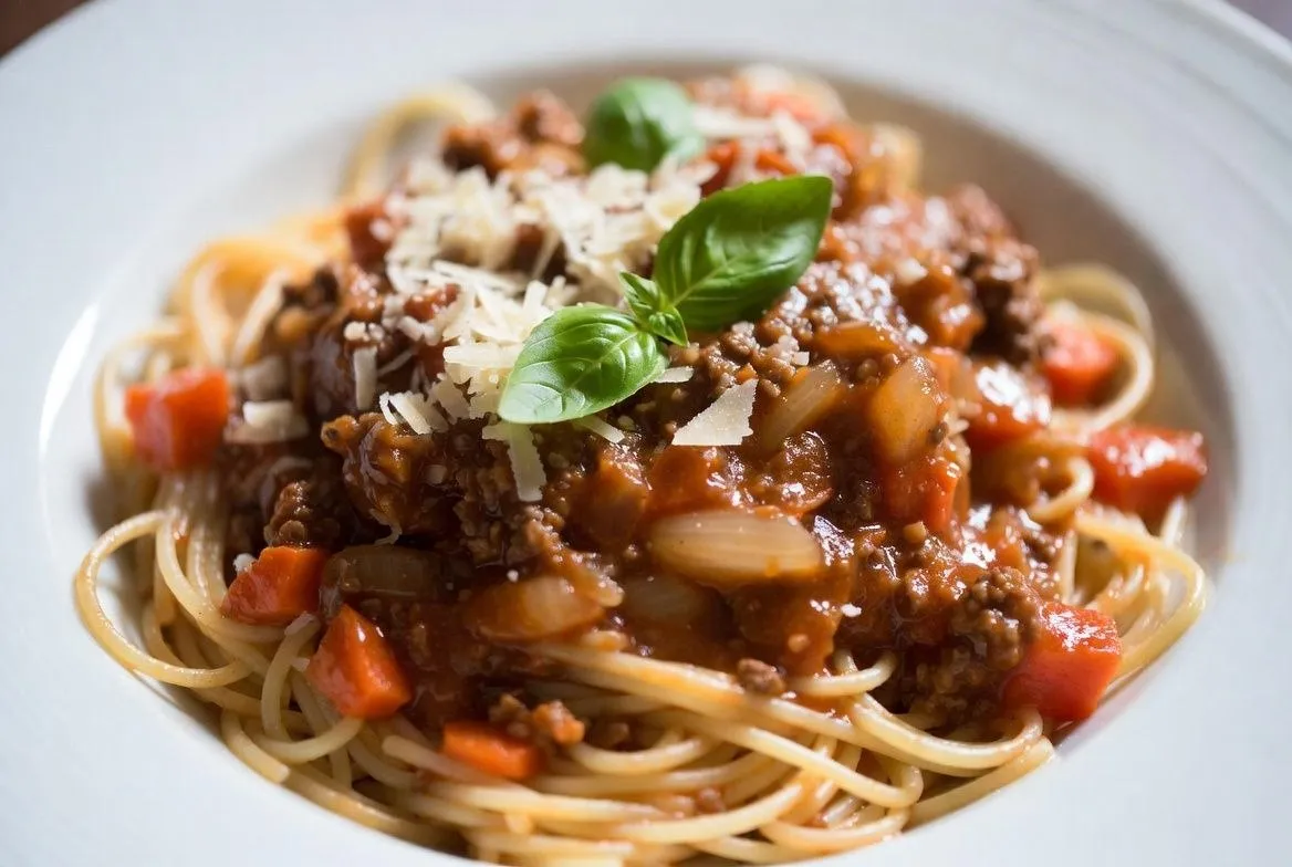 Plat : Pâtes bolognaise tout-en-un