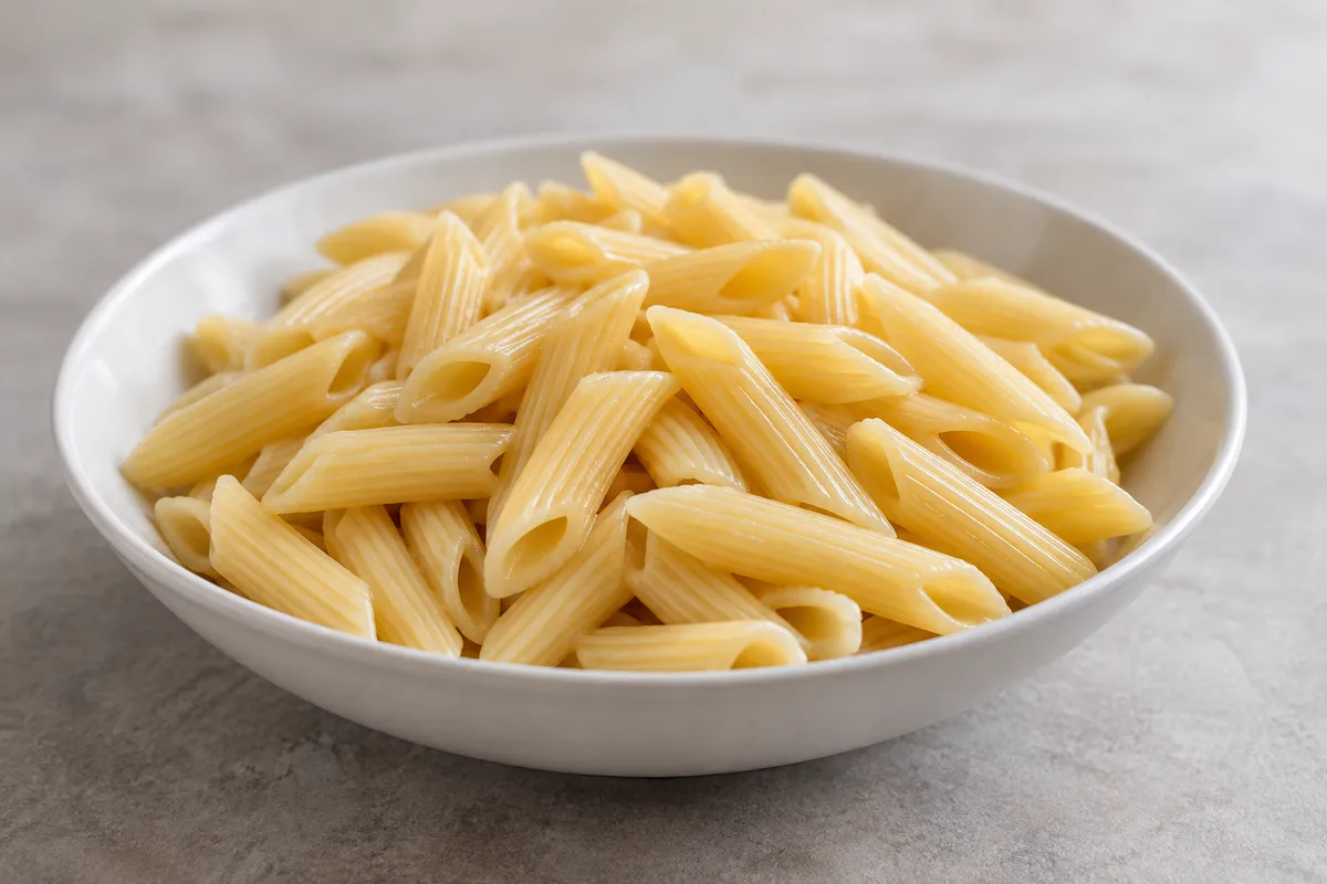 Plain pasta in the Companion