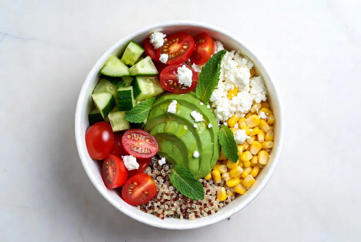 Plat : Quinoa aux légumes croquants
