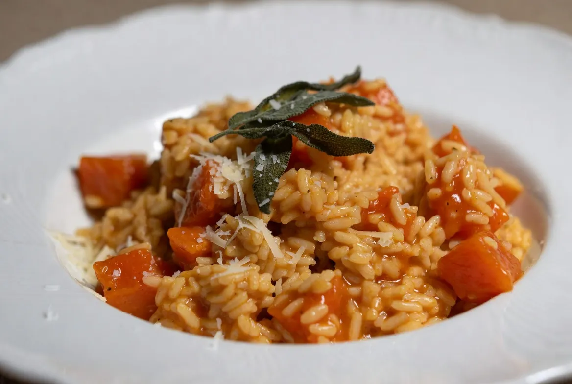 Plat : Risotto de courge butternut au cuiseur riz