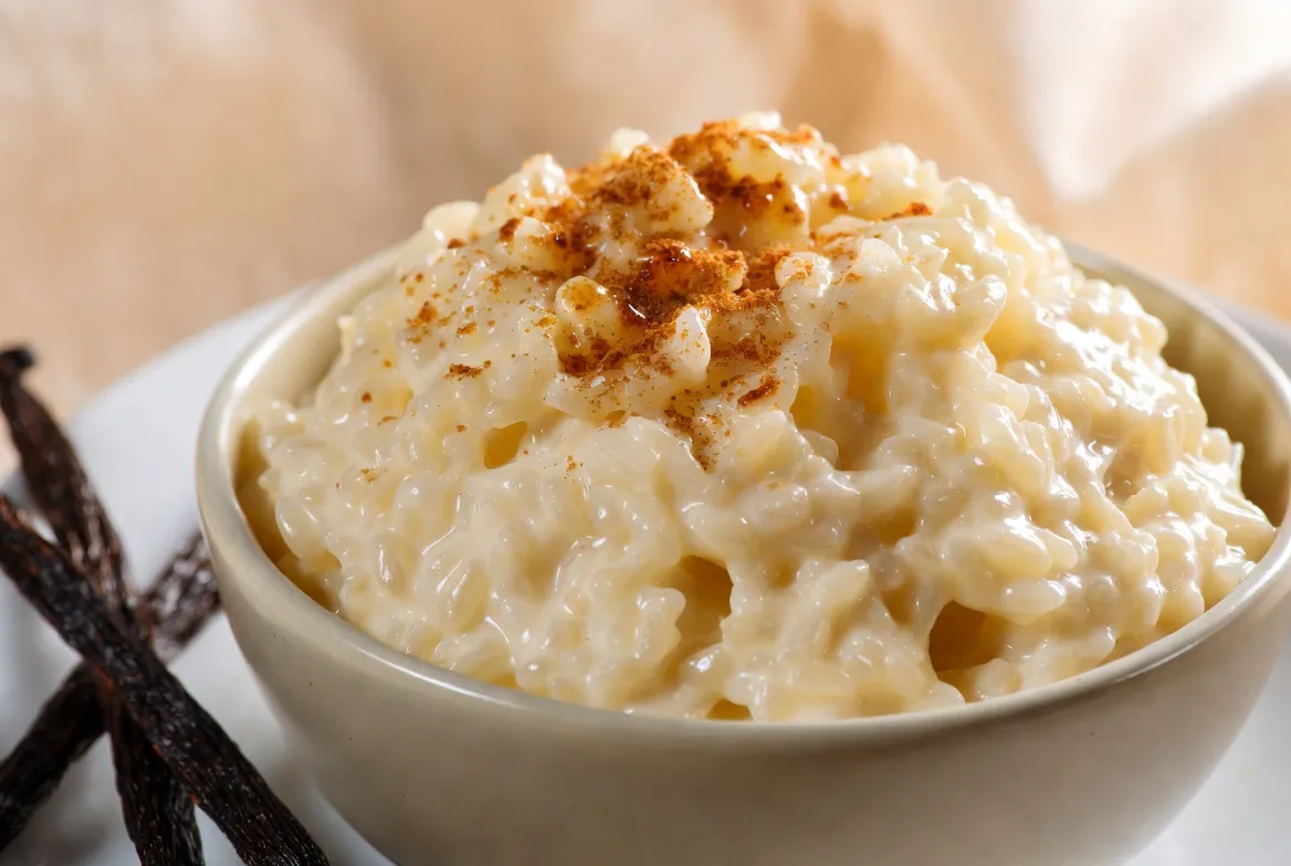 Plat : Riz au lait à la vanille