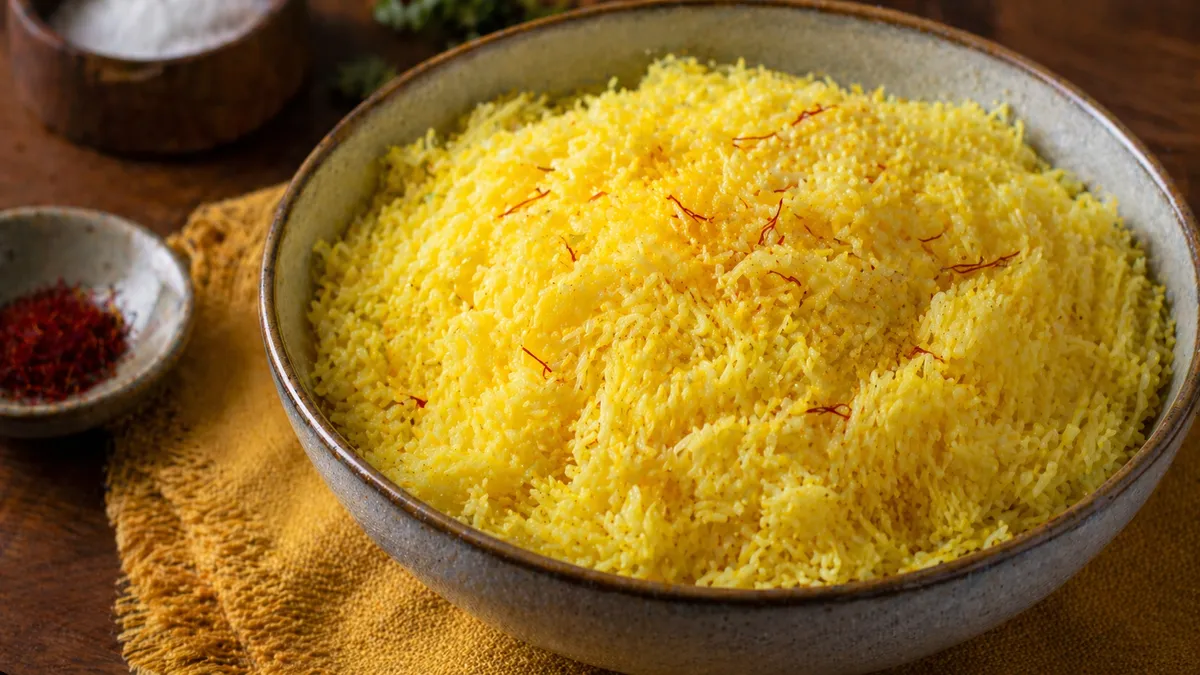 Plat : Riz basmati au safran