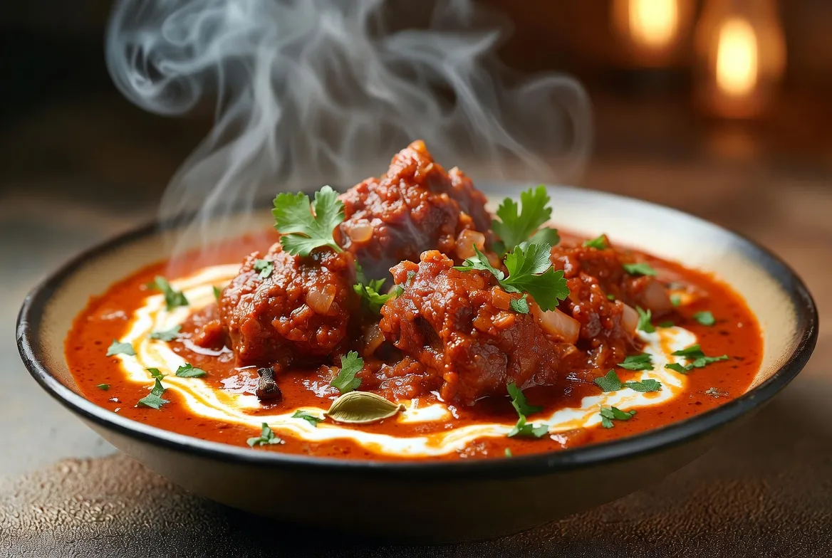 Plat : Rogan josh d'agneau