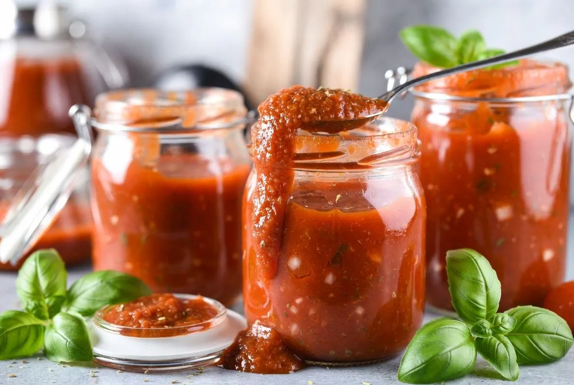 Plat : Sauce tomate maison à conserver