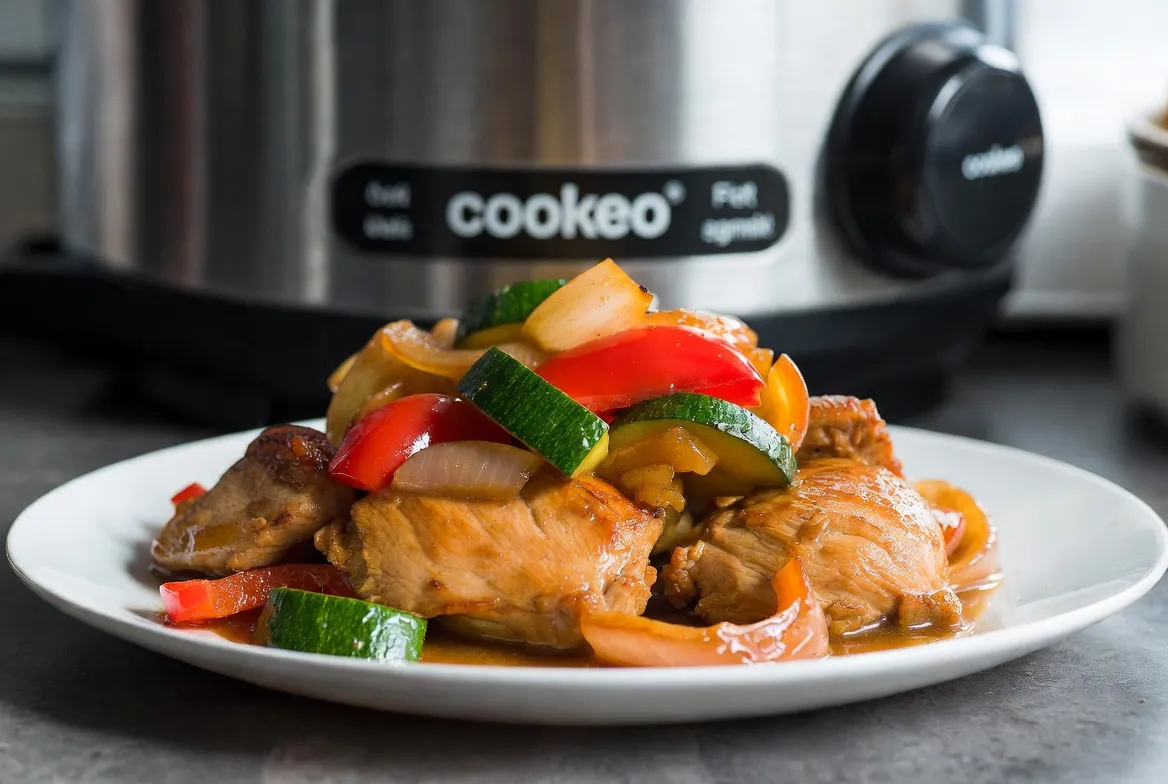 Plat : Sauté de poulet aux légumes