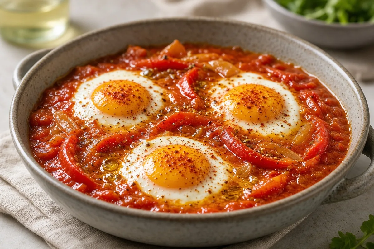 Plat : Shakshuka aux poivrons