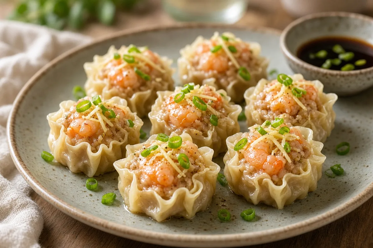 Plat : Siu mai porc-crevettes