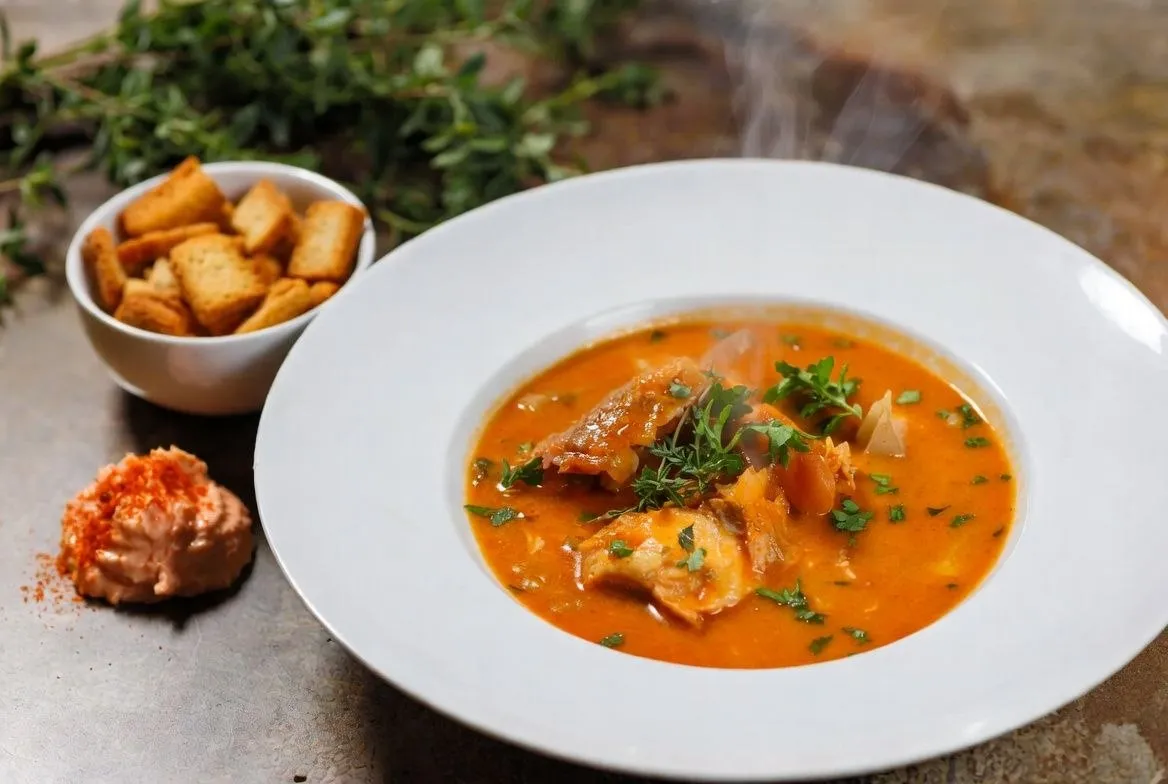 Plat : Soupe de poisson à la rouille