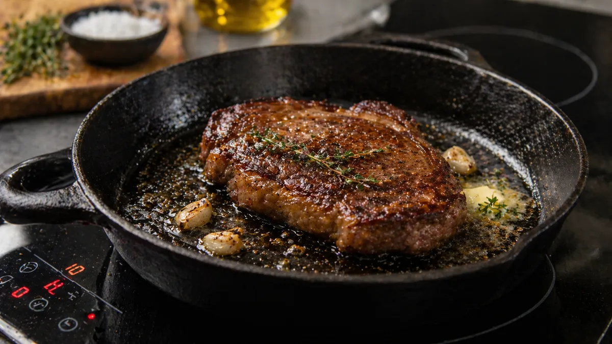 Plat : Steak saisie parfaite