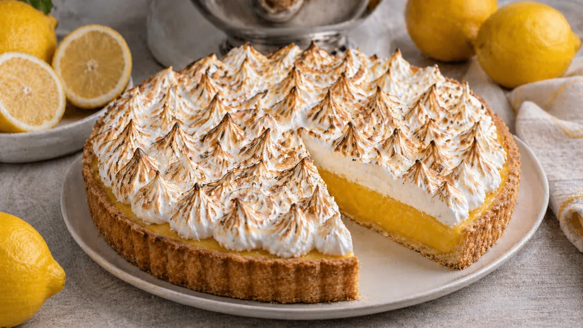 Plat : Tarte au citron meringuée