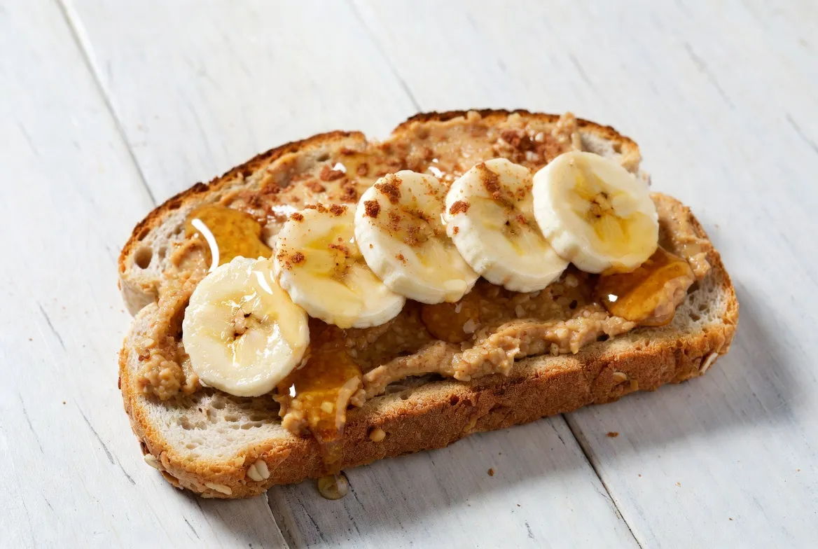 Plat : Tartine banane et beurre de cacahuète