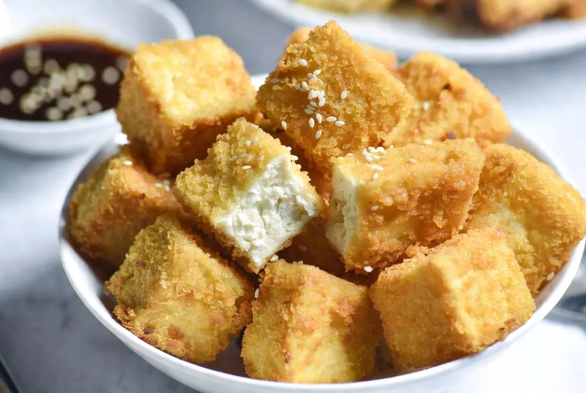 Plat : Tofu croustillant sauce sésame