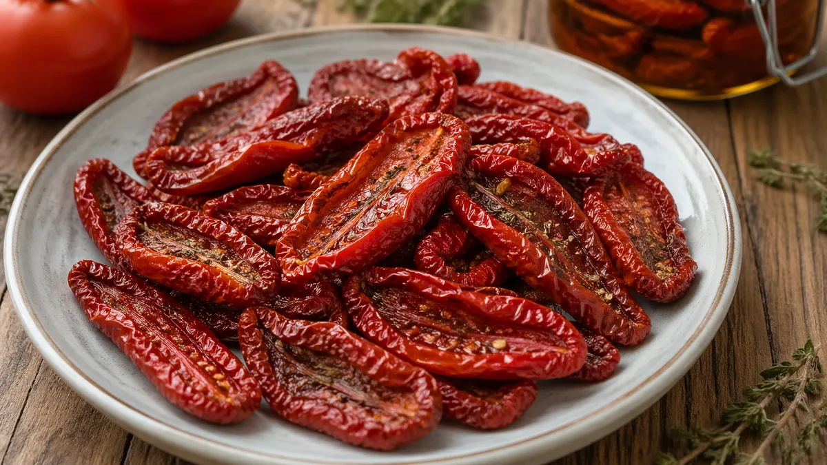 Plat : Tomates séchées maison