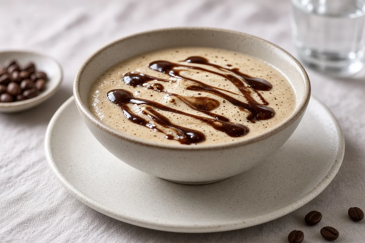 Plat : Yaourt au café
